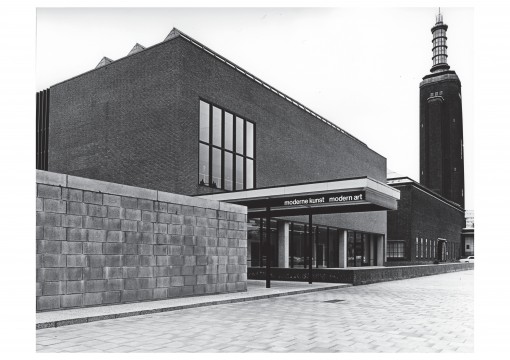 The new building designed by A. Bodon for Museum Boijmans Van Beuningen, 1972