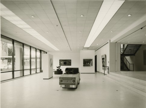 The new building designed by A. Bodon for Museum Boijmans Van Beuningen, 1972