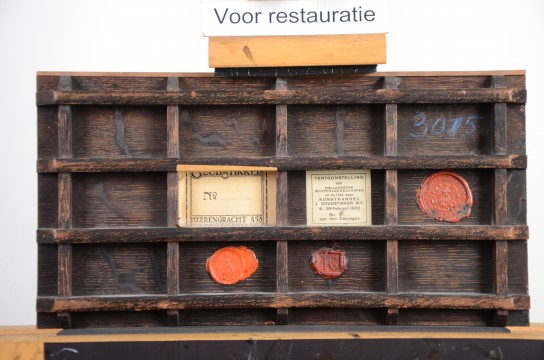 The back of the painting before restoration. Photo Johanneke Verhave