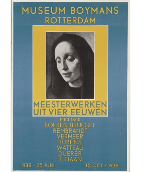 25-06-1938 t/m 15-10-1938  - verlengd tot 01-11-1938 - Meesterwerken uit vier eeuwen, 1400 – 1800
