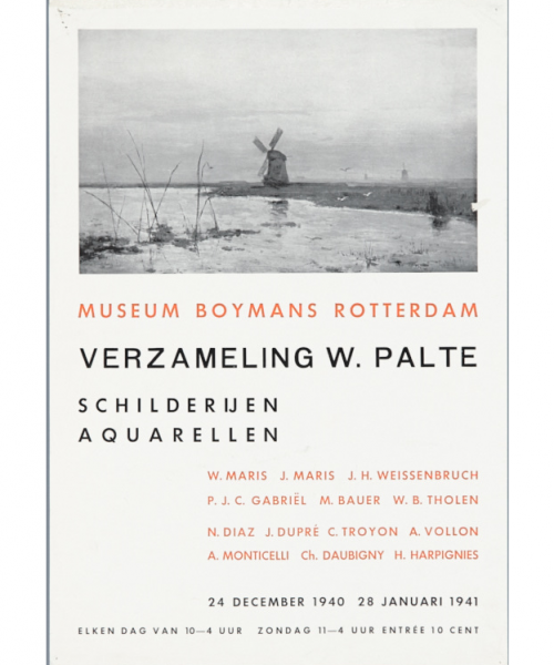 24-12-1940 t/m 10-02-1941 - Verzameling W. Palte. Schilderijen en Aquarellen