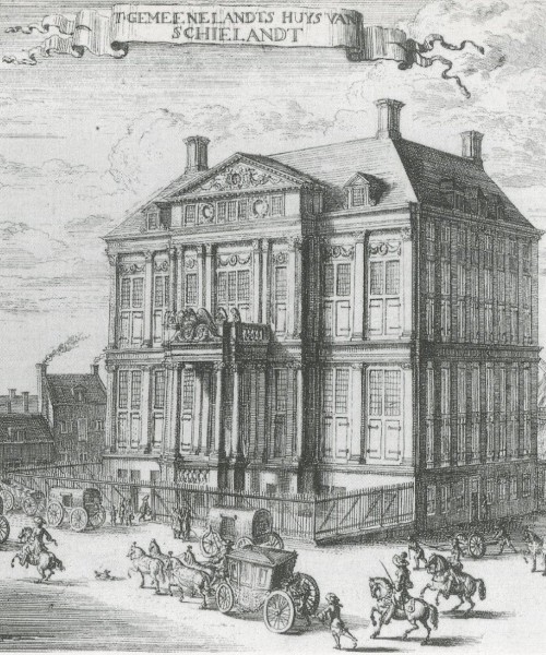 After Johannes de Vou, 't Gemeenelandts Huys van Schielandt, 1694
