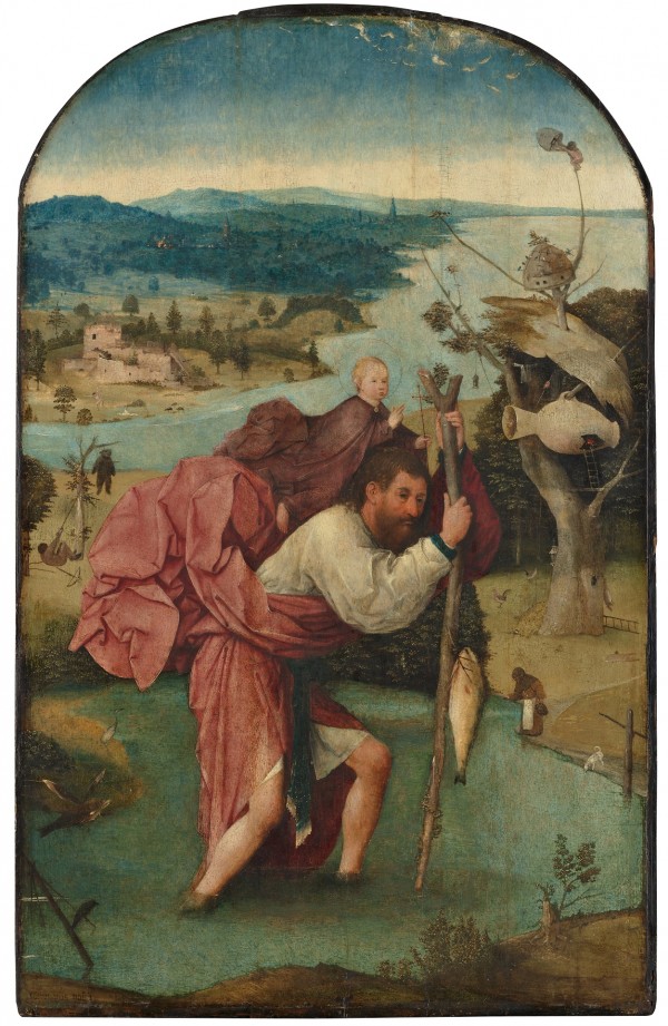 The restoration of 'Saint Christopher'